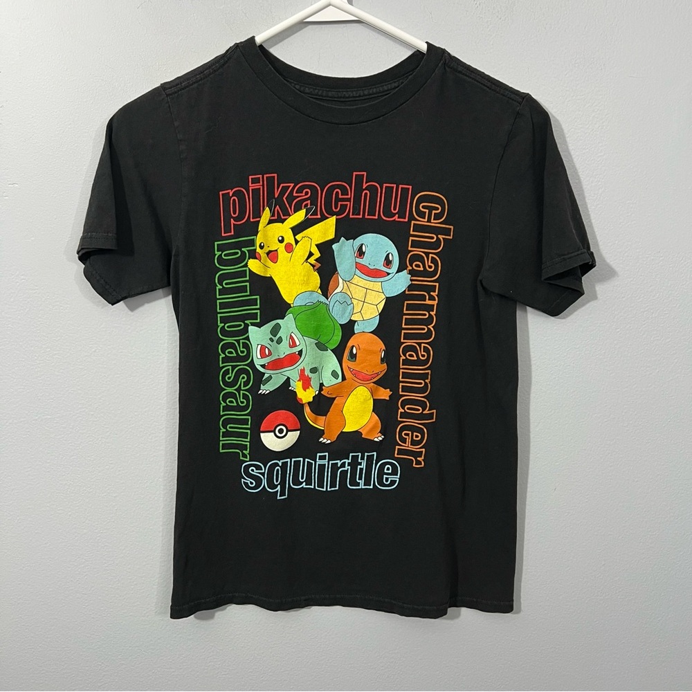 Black Pokémon Graphic Tee Youth Large